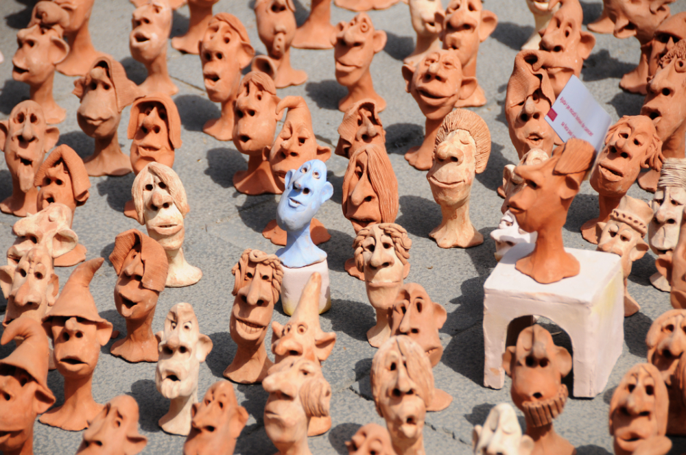Faces for Sale in Bucharest