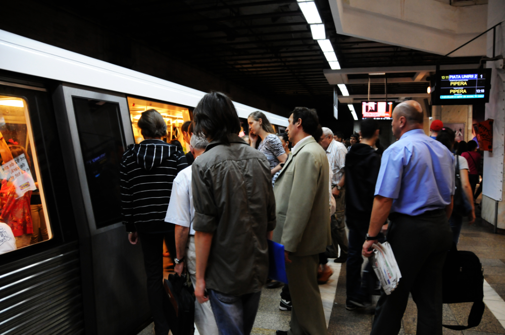 Inside Bucharest Metro