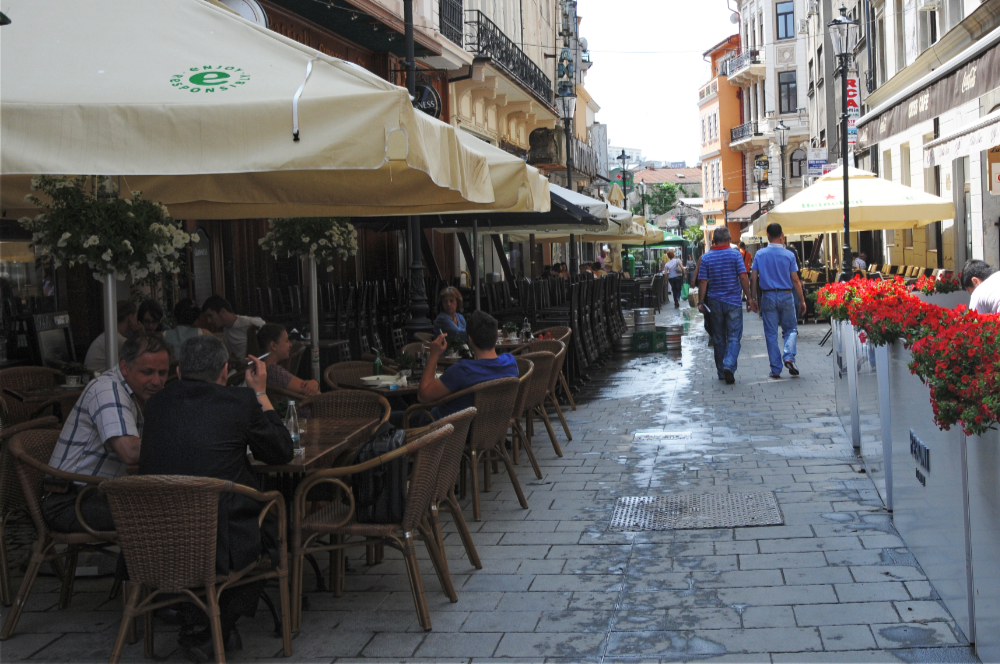 Street in Old Town Bucharest