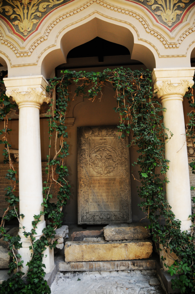 Historic Religious Tablet in Bucharest