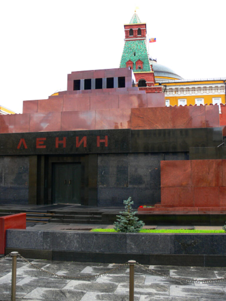 Lenin's Mausoleum Lenin's Mausoleum in Red Square Moscow Russia