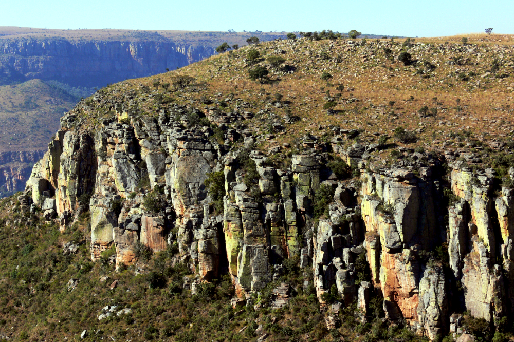 Cliffs overlooking Blyde River Canyon South Africa