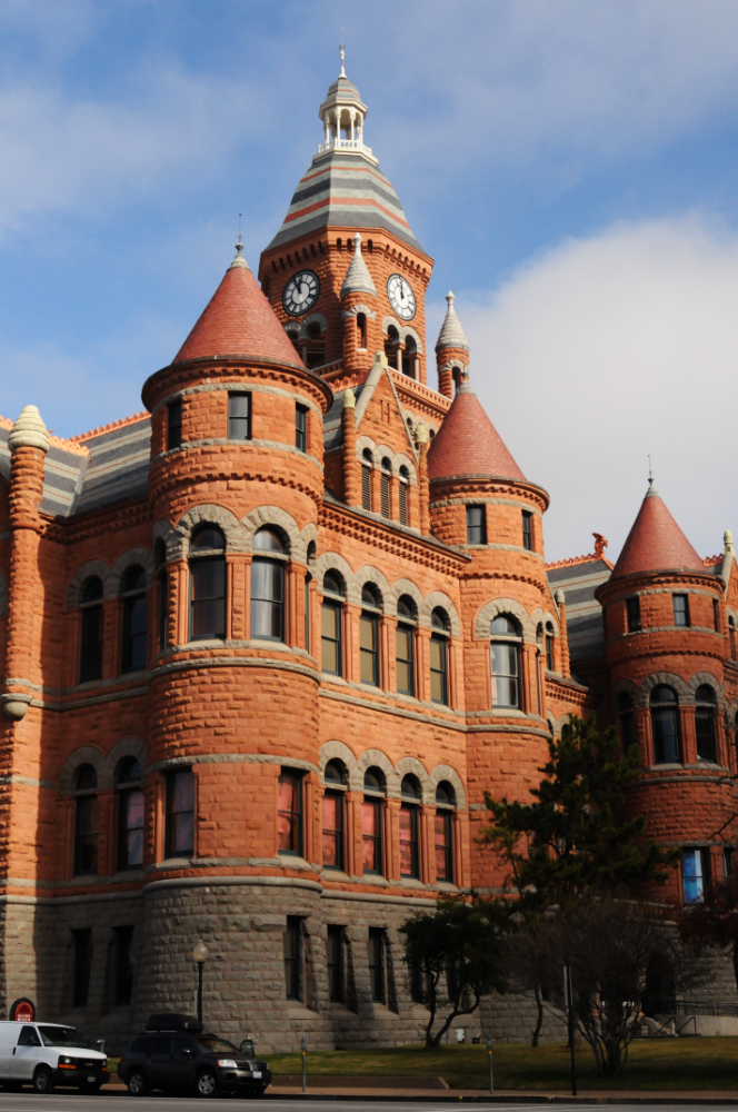Old Red Courthouse Historic Old Red Courthouse in downtown Dallas Texas