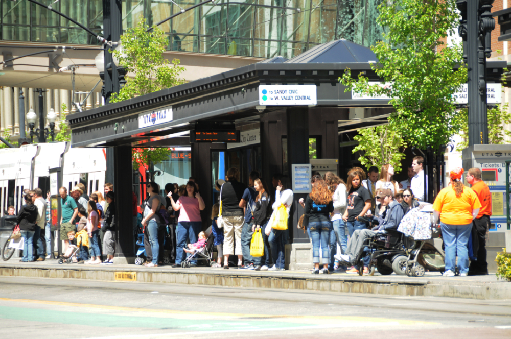Train Stop in Salt Lake City Train stop in Salt Lake City Utah