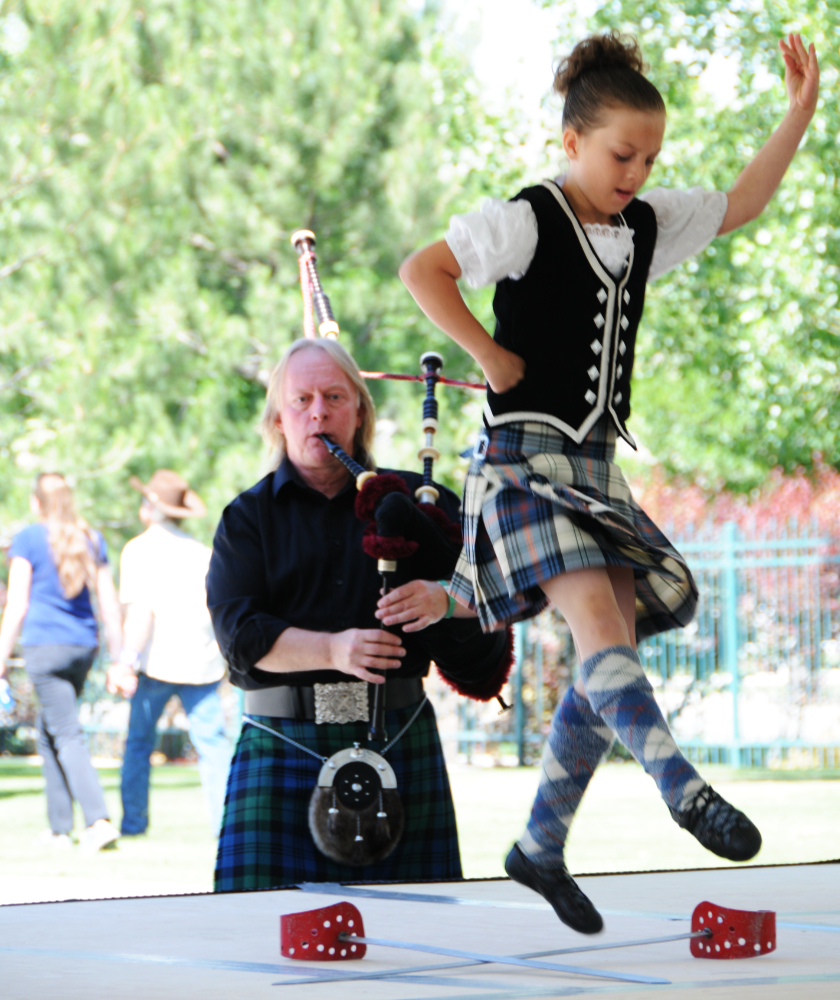 Scottish Dancing Scottish dancing at a festival in Utah