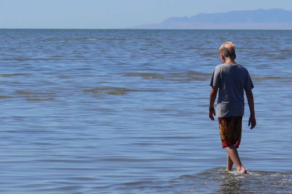 Great Salt Lake Swimming in the Great Salt Lake Utah