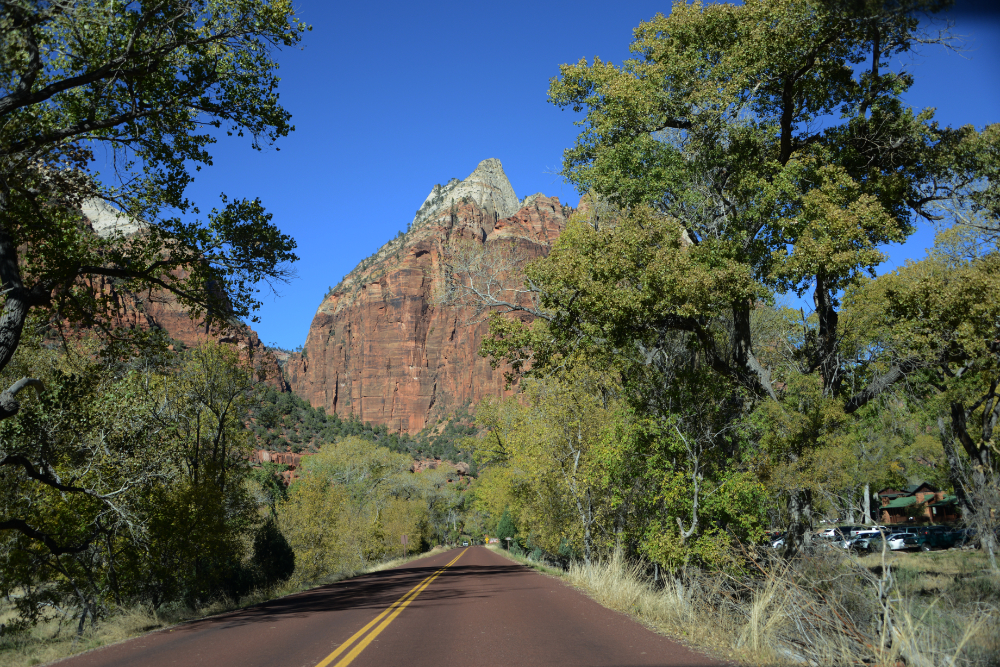 Entrance to Zion National Park Utah Zion Entrance