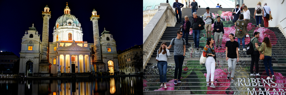 Historic architecture and cityscape of Vienna, Austria