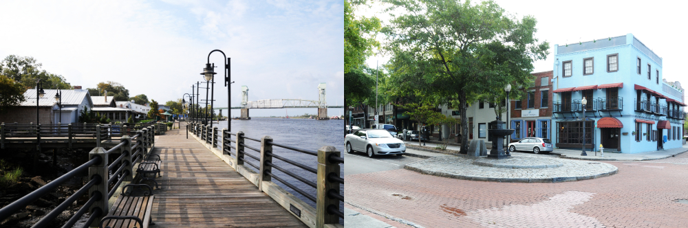 Wilmington, North Carolina, historic port city and waterfront