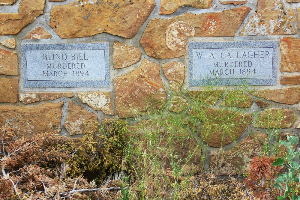Blind Bill's Grave Historic grave at Old Trail Town in Cody Wyoming