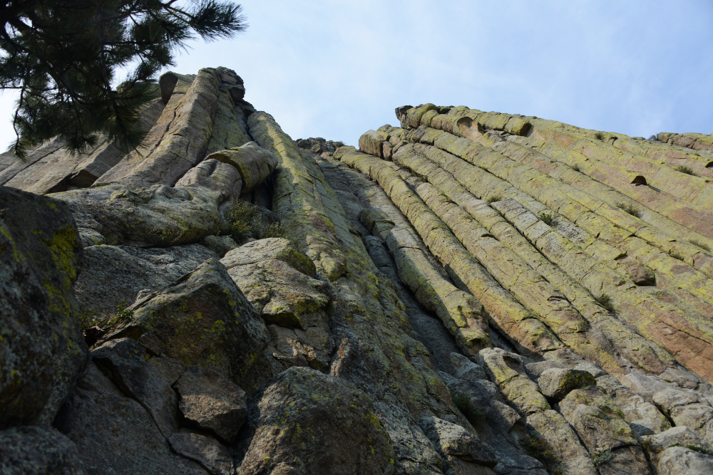 Bowling Alley Bowling Alley section of the Durrance Route on Devils Tower